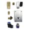 Primefit Air Push to Connect Outlet Drop Kit with Block, Fittings, and 1/4-in. Brass Quick Connect Coupler PCKIT8 - alternate 1